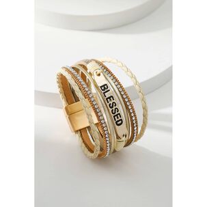 Pulsera Brazalete En Capas Blessed Gloriahoon