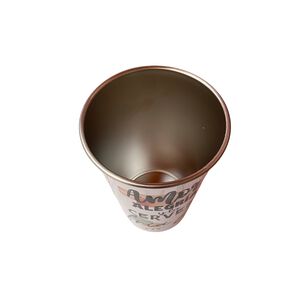 Vaso Cervecero De Acero Inoxidable 470cc Frase Mod.05