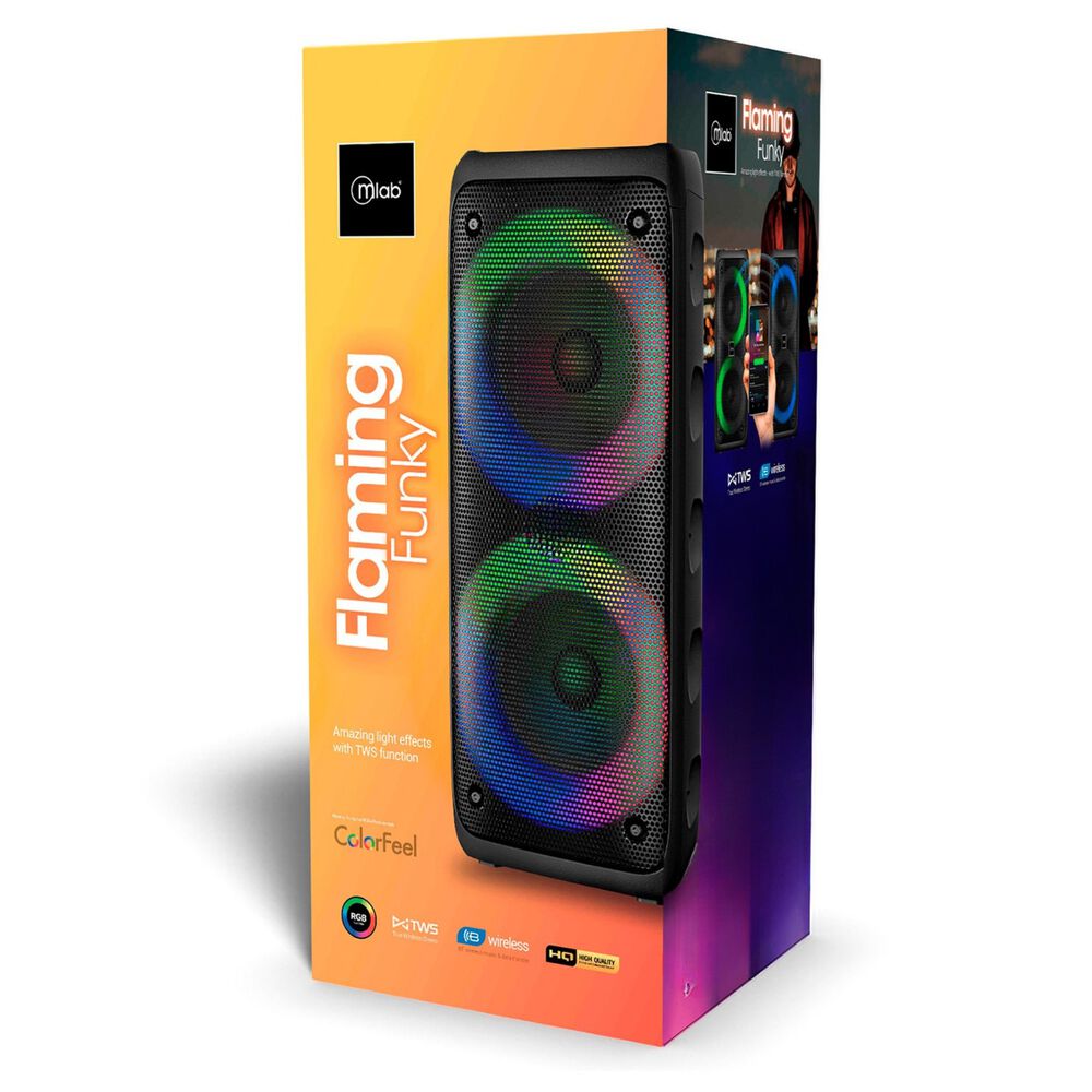 Parlante Portatil Bluetooth 5 Tws Rgb Funky Flaming 20 Rms image number 7.0