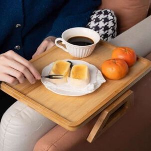 Bandeja Para Servir Port&aacute;til Para Brazo De Sof&aacute;