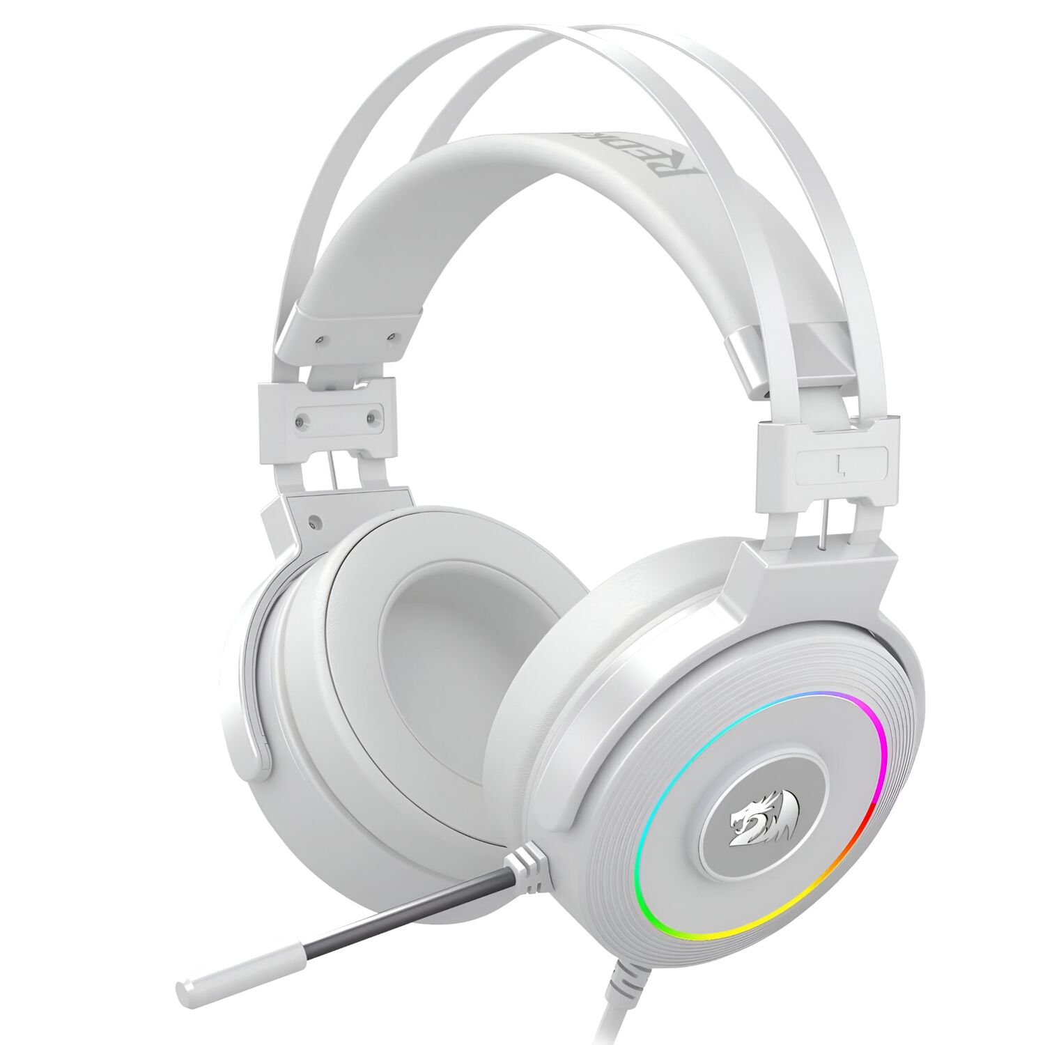 Audifonos Usb Redragon Lamia White Audio 7.1 Con Soporte image number 1.0