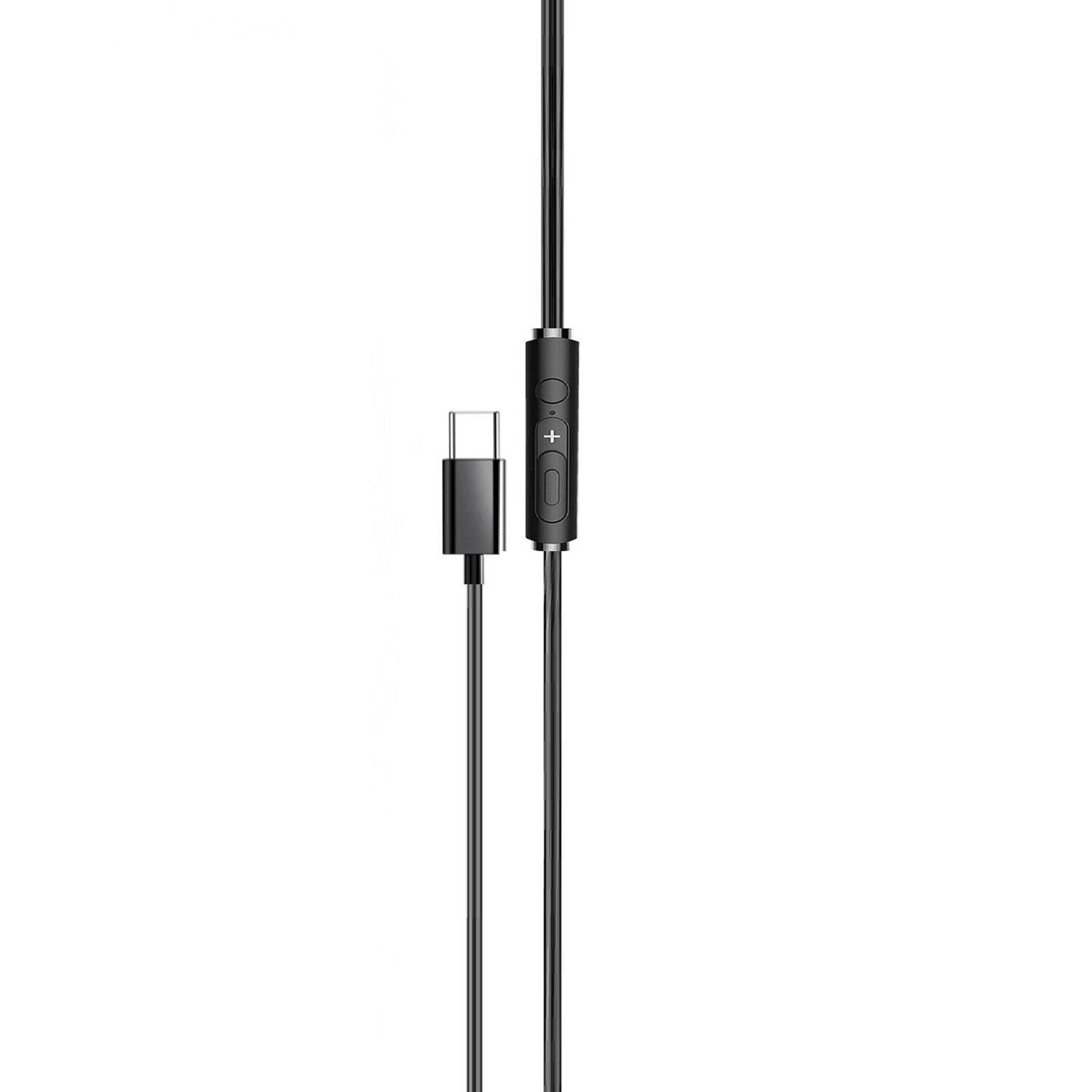Aud&iacute;fonos Tecmaster Tm-300517 Usb-c Negro Con Micr&oacute;fono image number 1.0