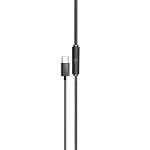 Aud&iacute;fonos Type-c Con Manos Libre Hifi Tecmaster Tm-300517 Bk