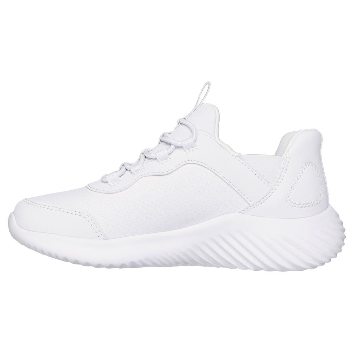 Zapatilla Escolar Ni&ntilde;o Skechers Bounder - Elite-studiez Wht image number 4.0