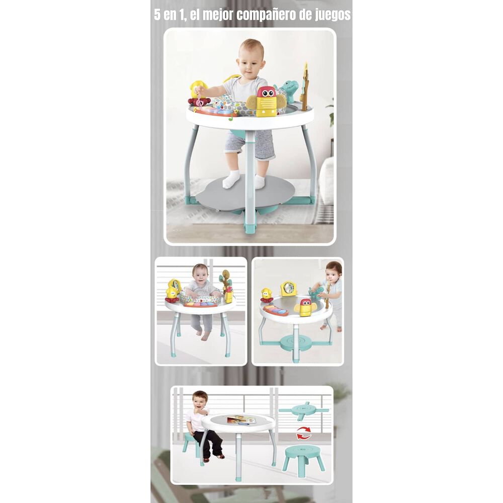 Saltarin 5 En 1 Centro De Actividades Azul Lubabycas image number 3.0