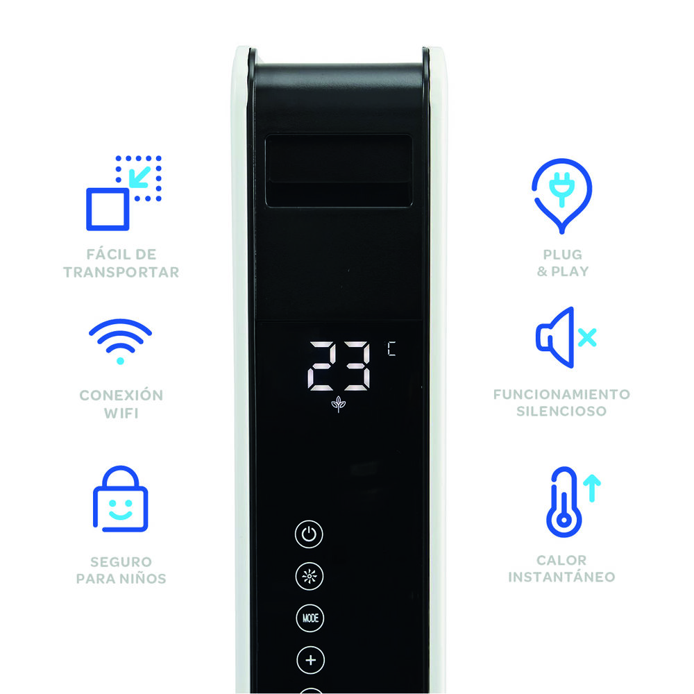 Radiador Convector Starlife Blanco Wifi image number 2.0