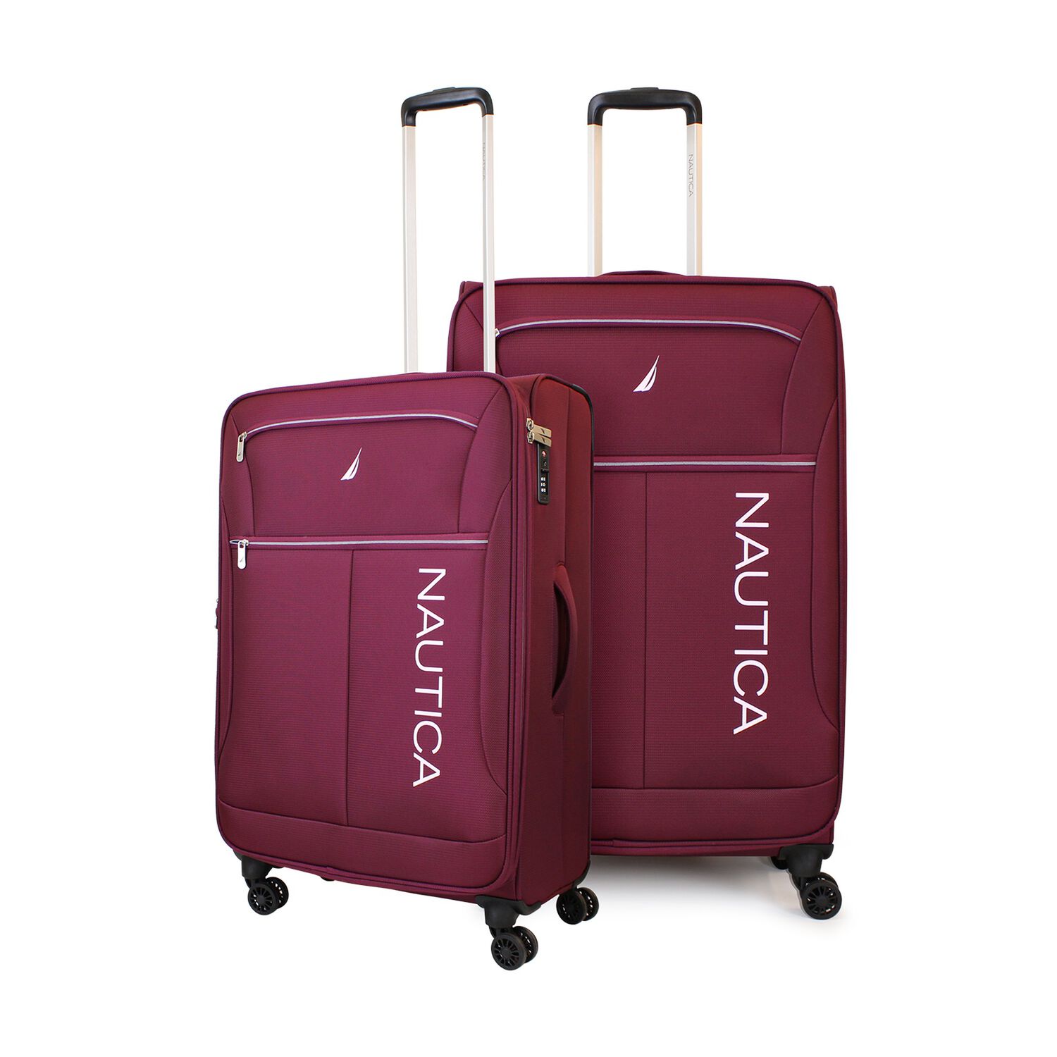 Pack 2 Maletas Blandas M+l Nautica Valencia 20kg Y 23kg Burdeo image number 0.0