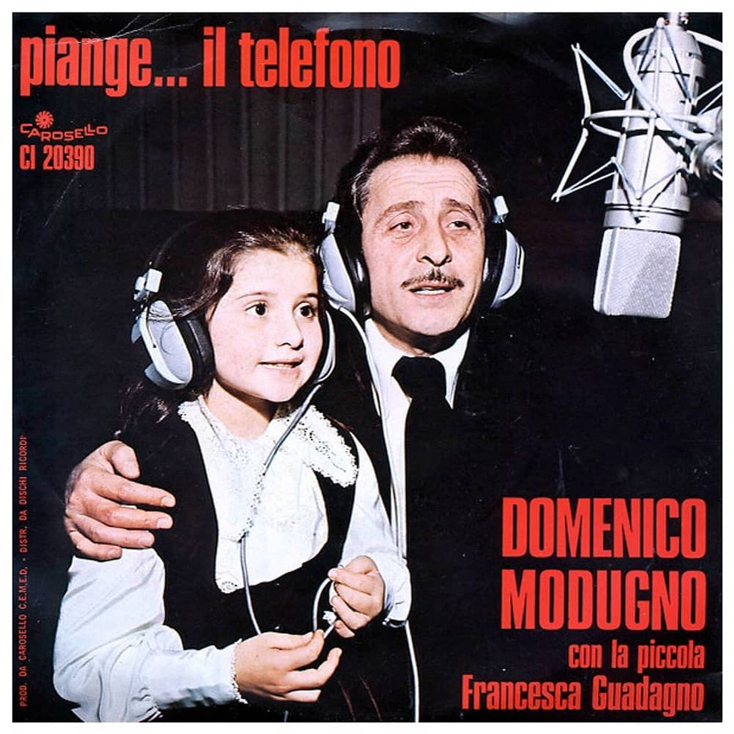 Domenico Modugno - Piangeil Telefono | 7" Single Vinilo Usado image number 0.0