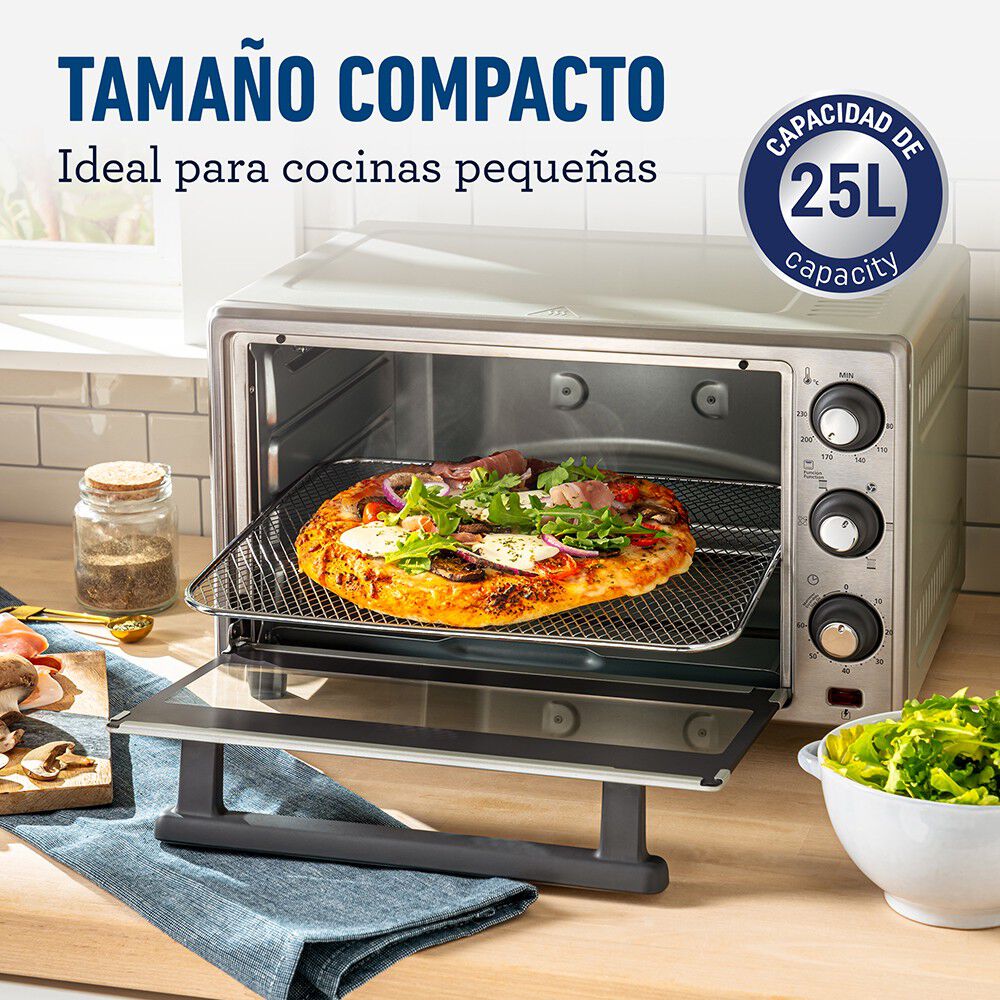 Horno Con Freidora De Aire Oster De 25 Lt Tssttvls25 image number 2.0