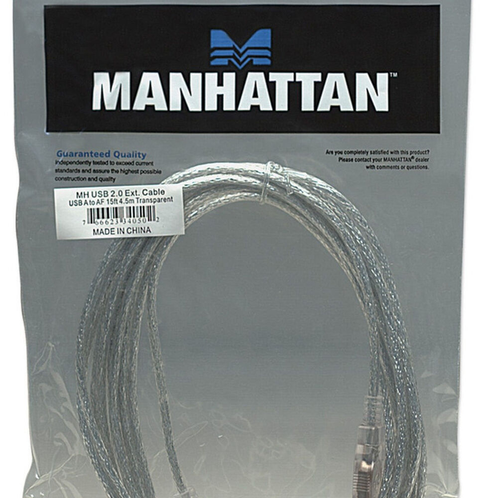 Cable De Datos Extension Usb 4.5m Manhattan 340502 image number 2.0
