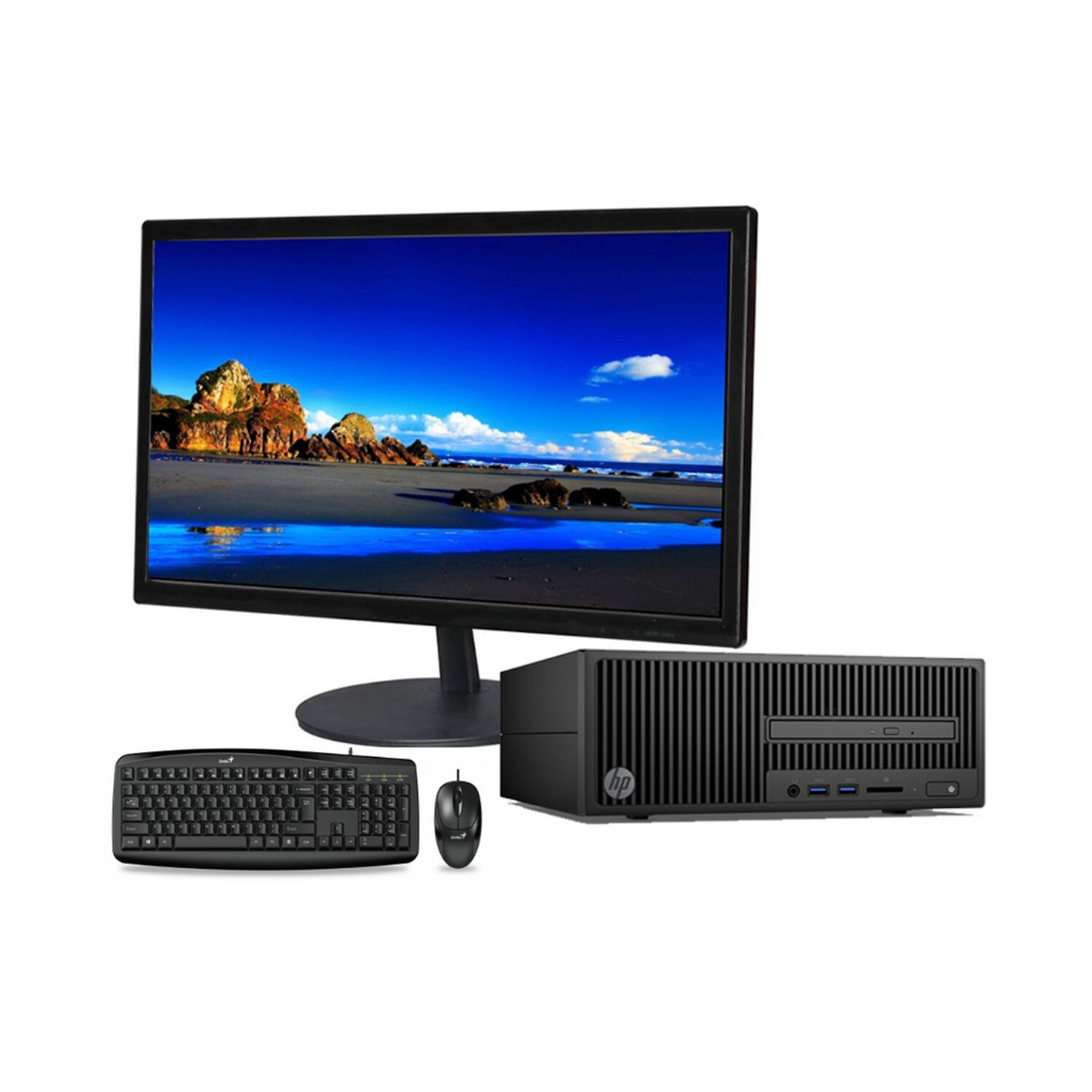 Kit Monitor + Pc Hp 280 G2 Sff (i5-6ta 8gb 500gb) Reacondicionado Grado A image number 0.0