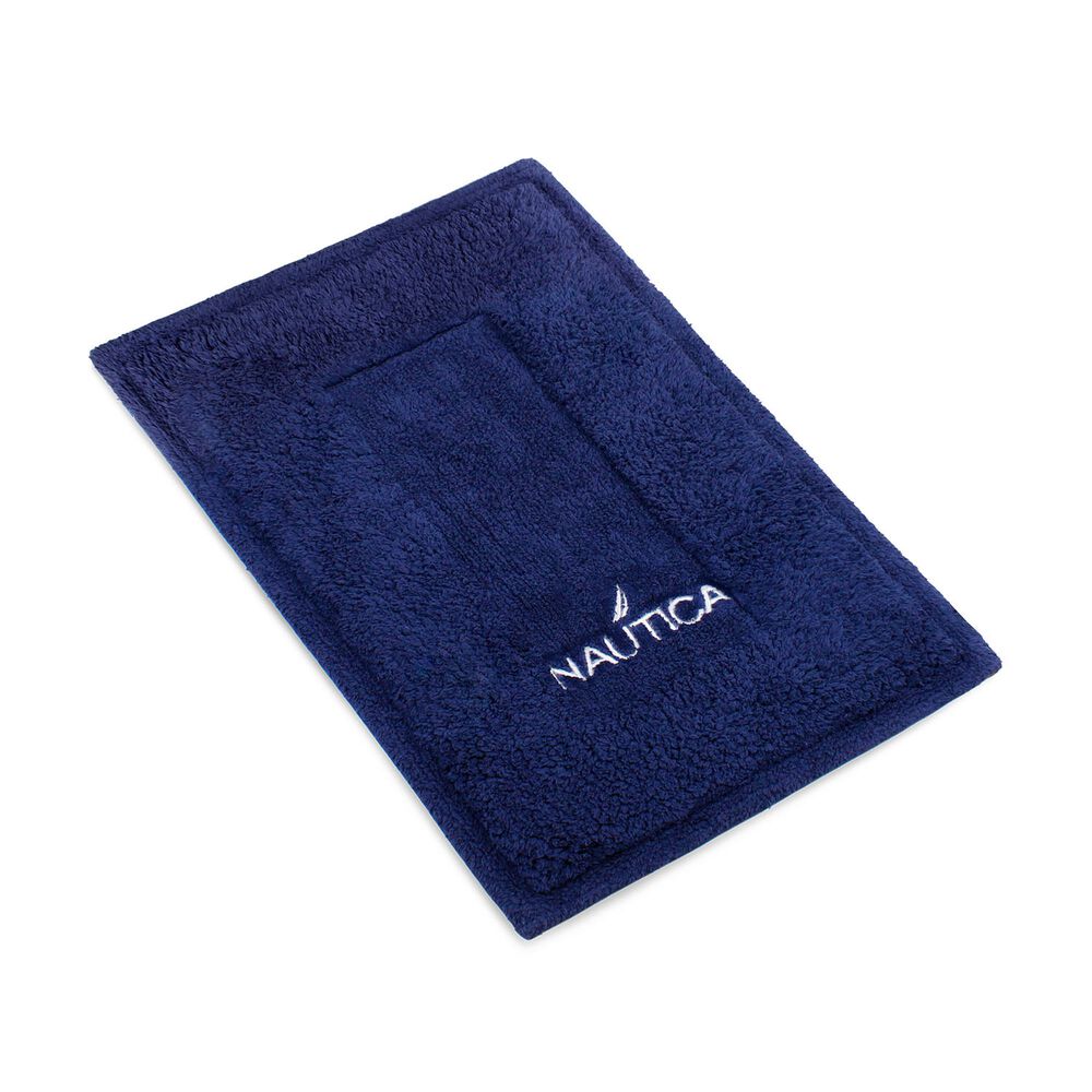 Alfombra De Ba&ntilde;o Gozo Nautica Home Algod&oacute;n Absorbente 50x80cm Azul Marino image number 3.0