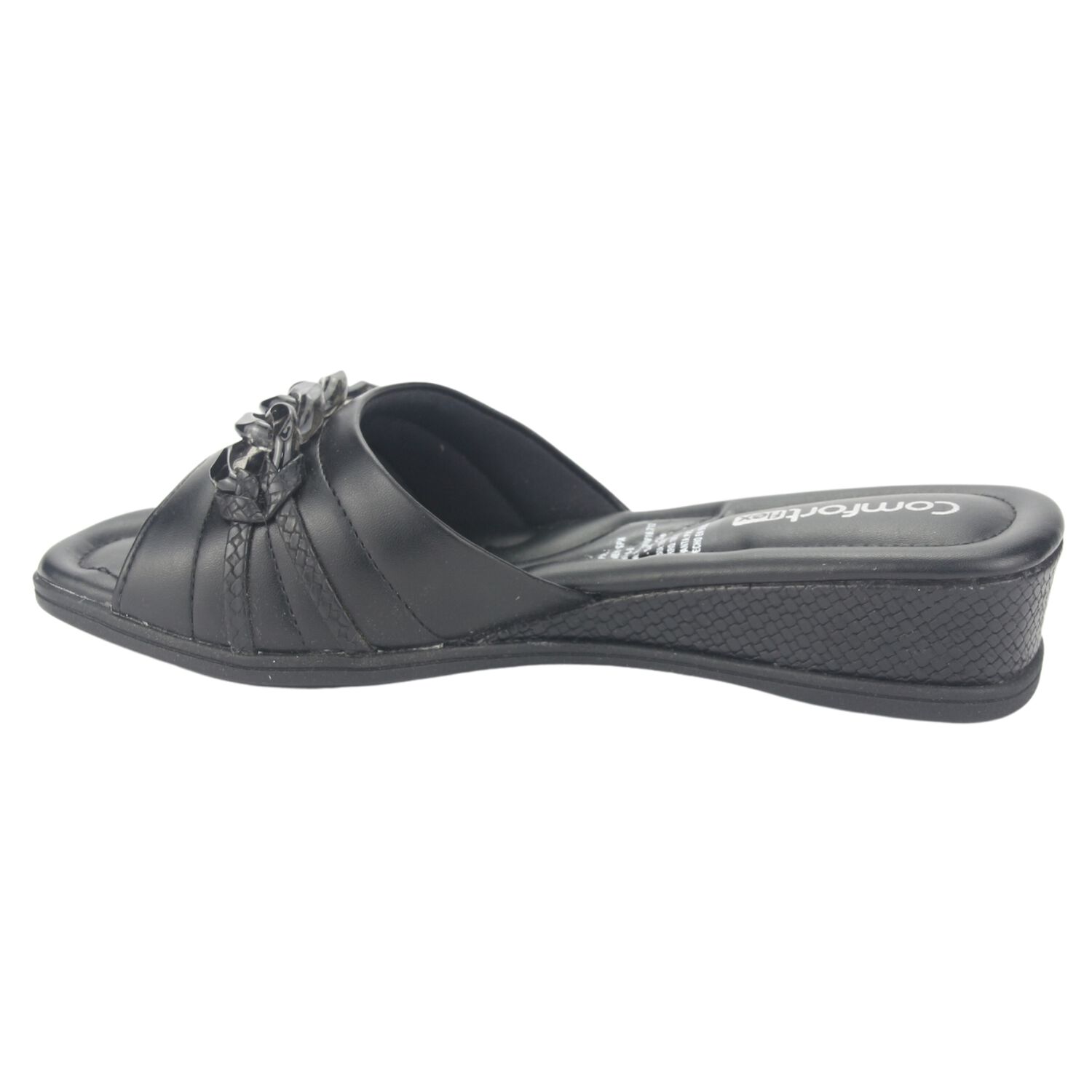 Sandalia Comfortflex Mujer 2370401 Negro Casual image number 1.0