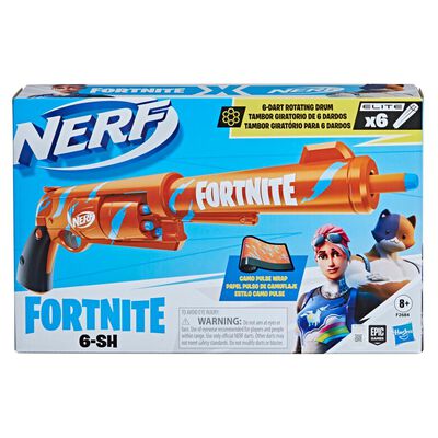 Pistolas De Juguete Nerf Fortnite Six Shooter