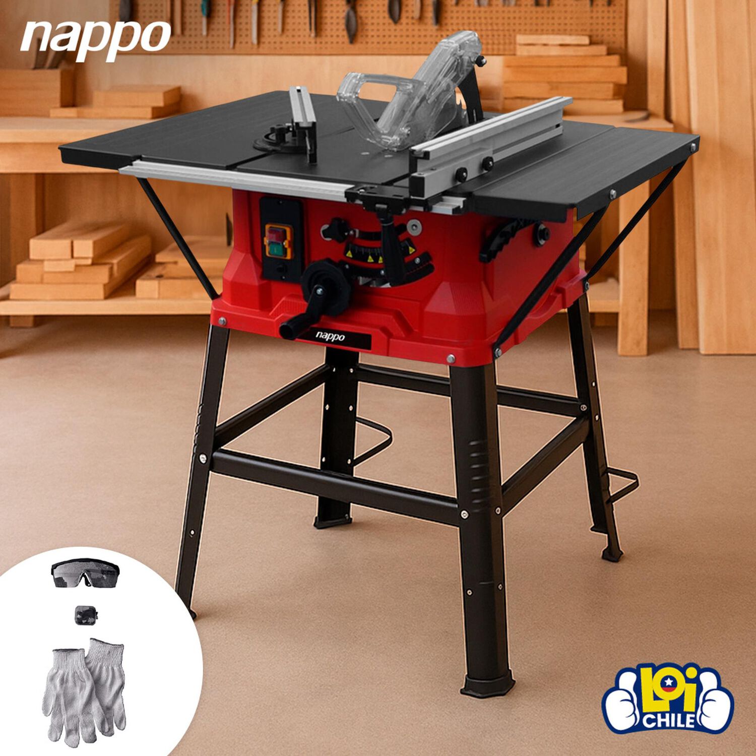 Sierra De Banco Nappo 10'' 2000w 5000rpm image number 2.0
