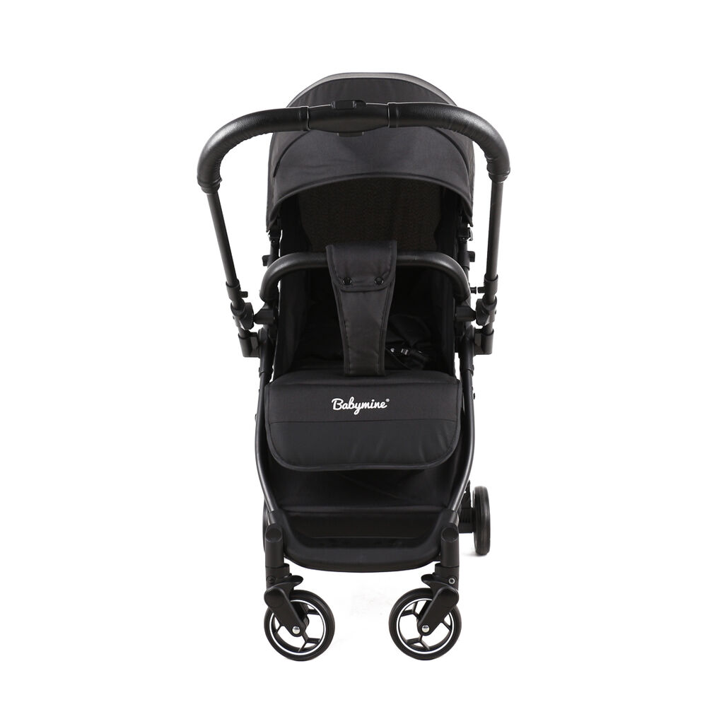 Coche De Paseo Reversible High Negro Babymine image number 7.0