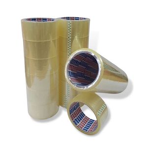 Cinta De Embalaje Transparente 184m Marca Fixo