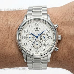 Reloj An&aacute;logo Hombre Umbro Plus Plateado Umbp-1500-170