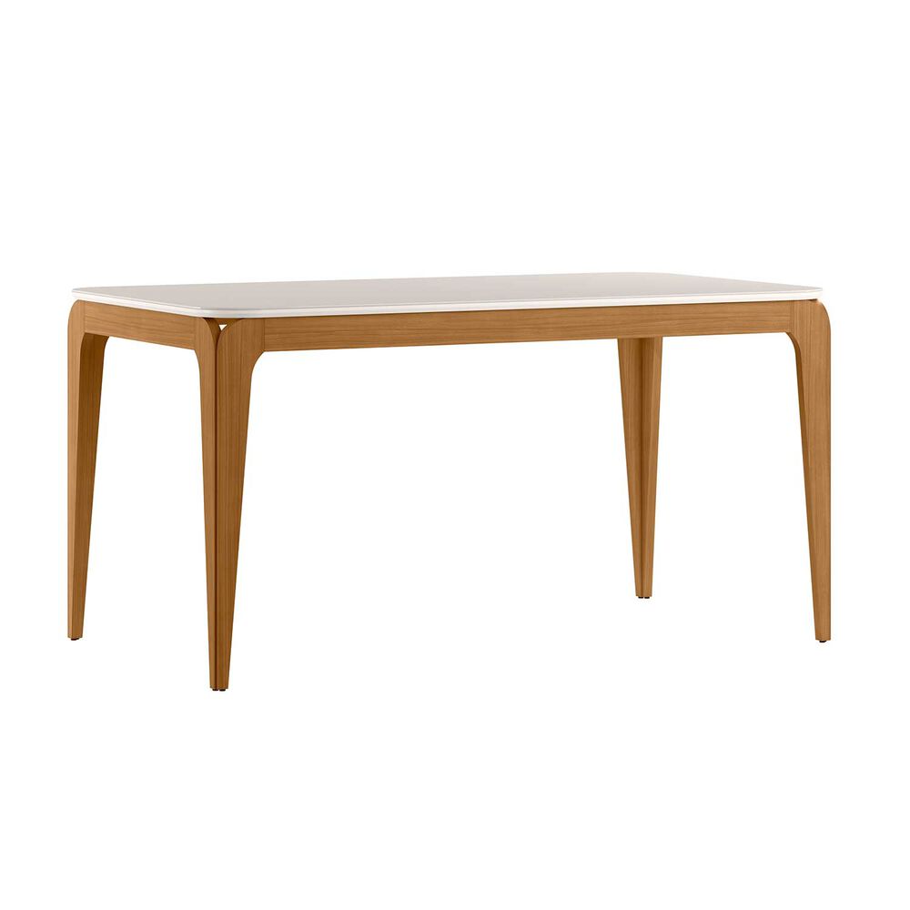 Juego De Comedor Roma 160x90 Cm Vidrio 6 Sillas Beige image number 5.0