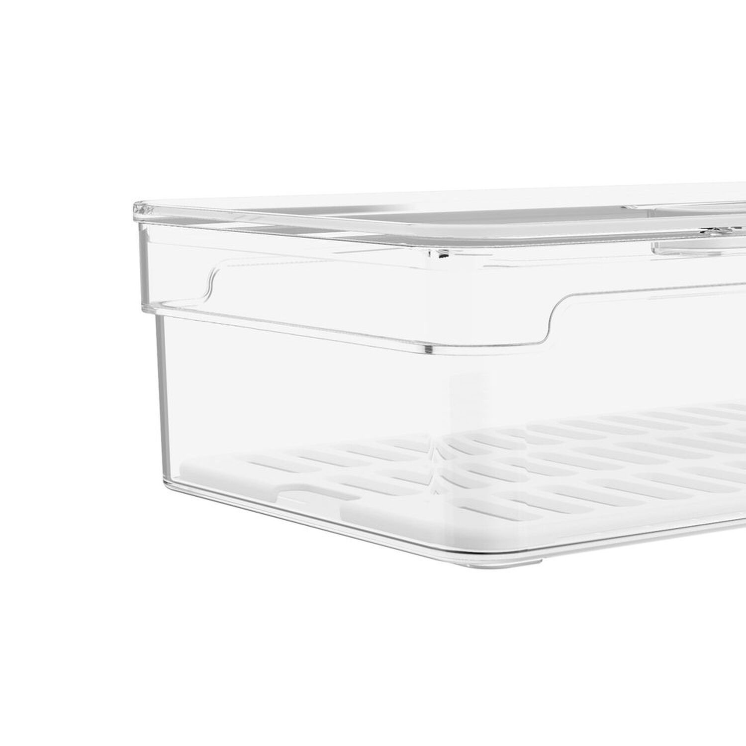 Organizador De Refrigerador Clear Fresh Con Tapa 30 X 15 X 7 Cm image number 5.0