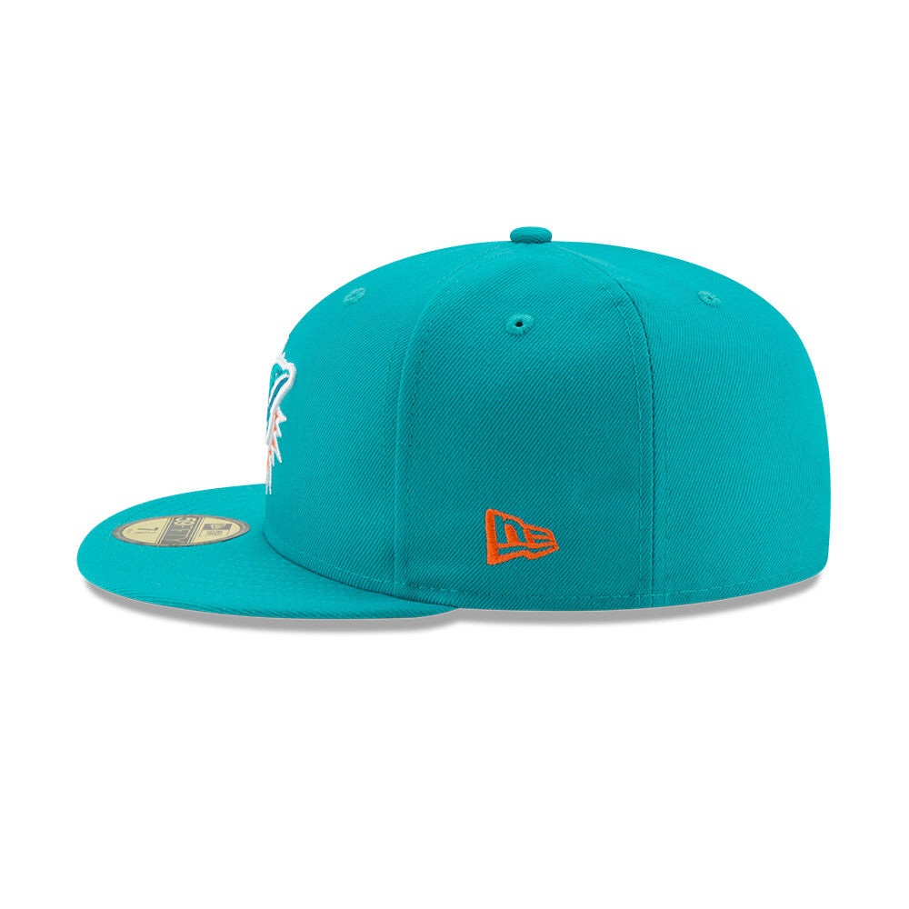 Gorra 59fifty Miami Dolphins Nfl Clásicos Turquesa image number 3.0