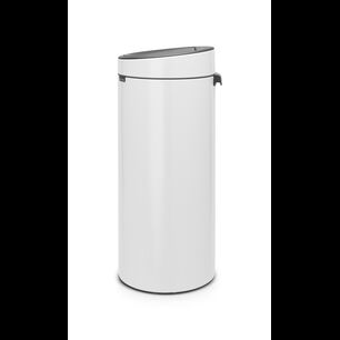 Basurero Touch New 30 Lt White