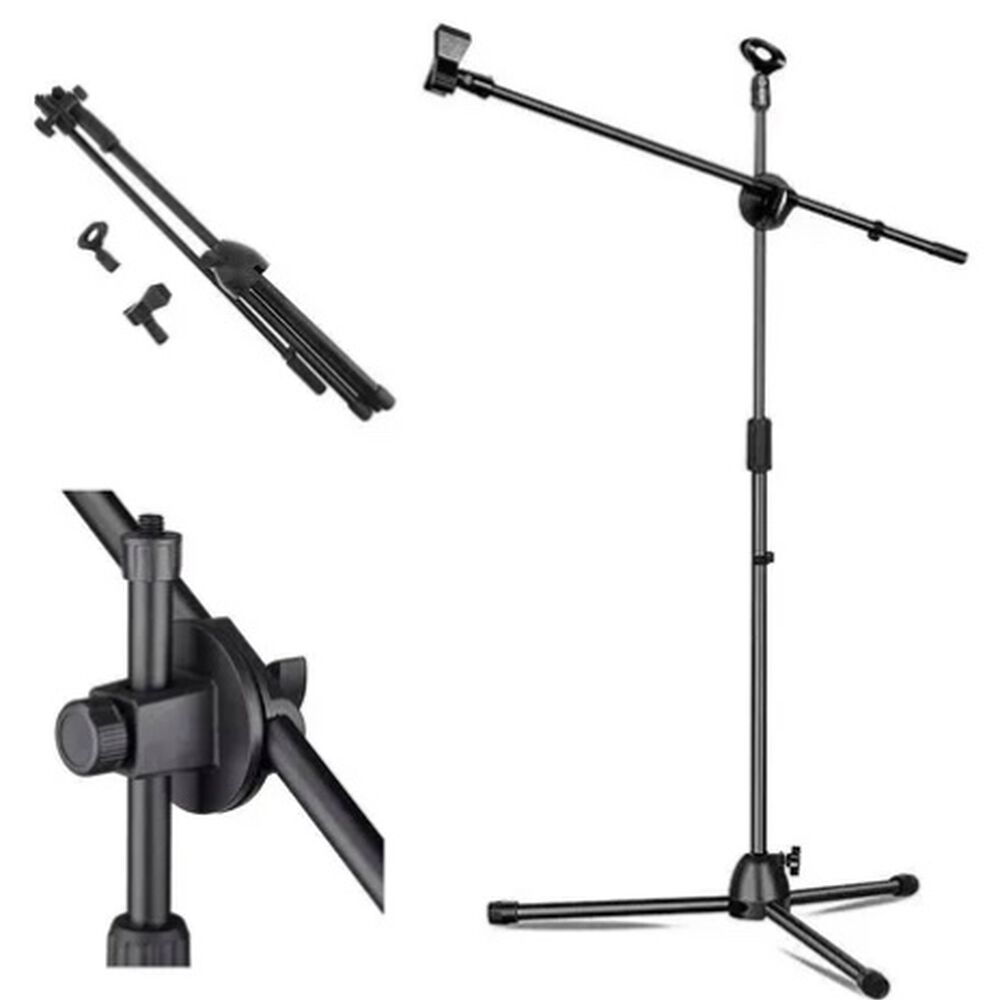 Soporte Para Micr&oacute;fono Atril Con Boom Profesional Pedestal image number 0.0