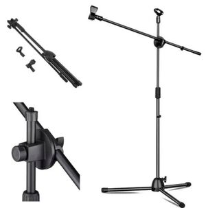 Soporte Para Micr&oacute;fono Atril Con Boom Profesional Pedestal
