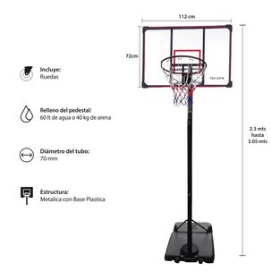 Aro De B&aacute;squetbol A750 Elite - 3.05 Metros