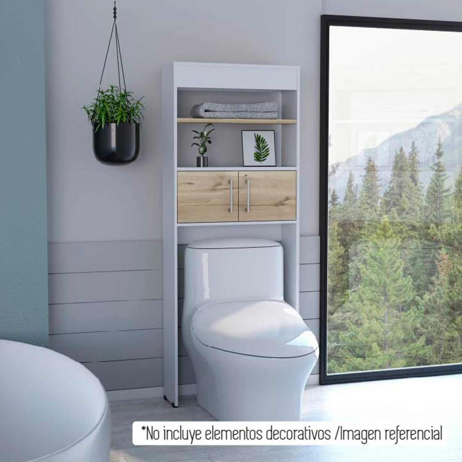 Mueble De Ba&ntilde;o Tuhome Almacenamiento Bath Bi Color / 2 Puerta(s) image number 1.0