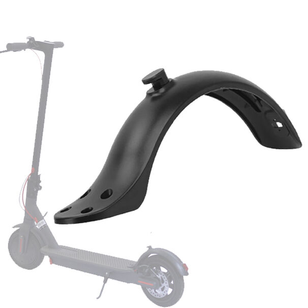Tapabarro Trasero Scooter El&eacute;ctrico 4 Hoyos Gris