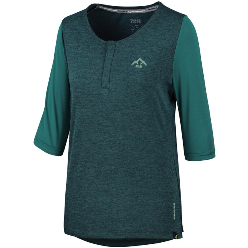 Polera Ixs Mujer Carve X Henley Everglade L image number 0.0