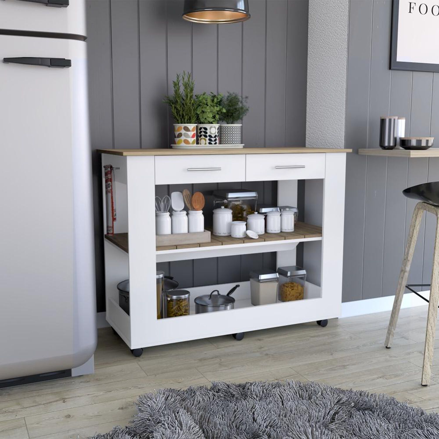 Mueble De Cocina Tuhome Cala / 2 Cajones image number 2.0