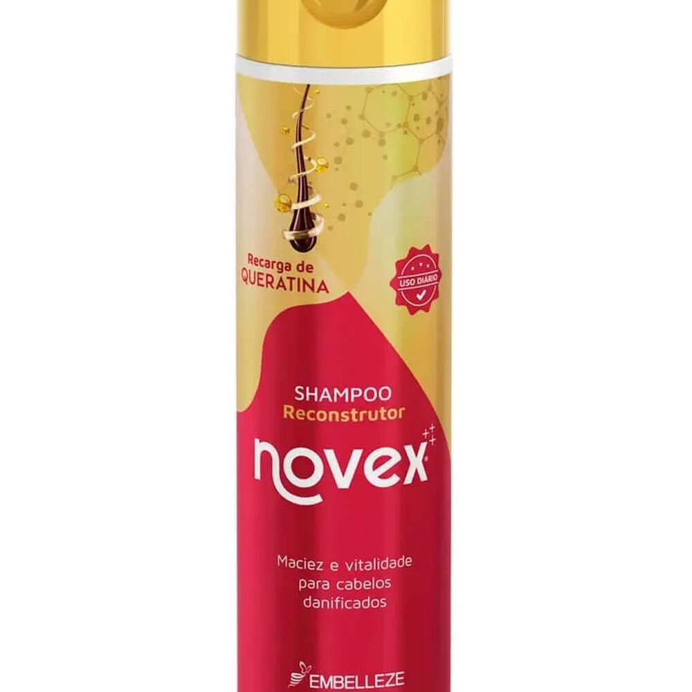 Shampoo Recarga De Queratina Novex 300ml image number 0.0
