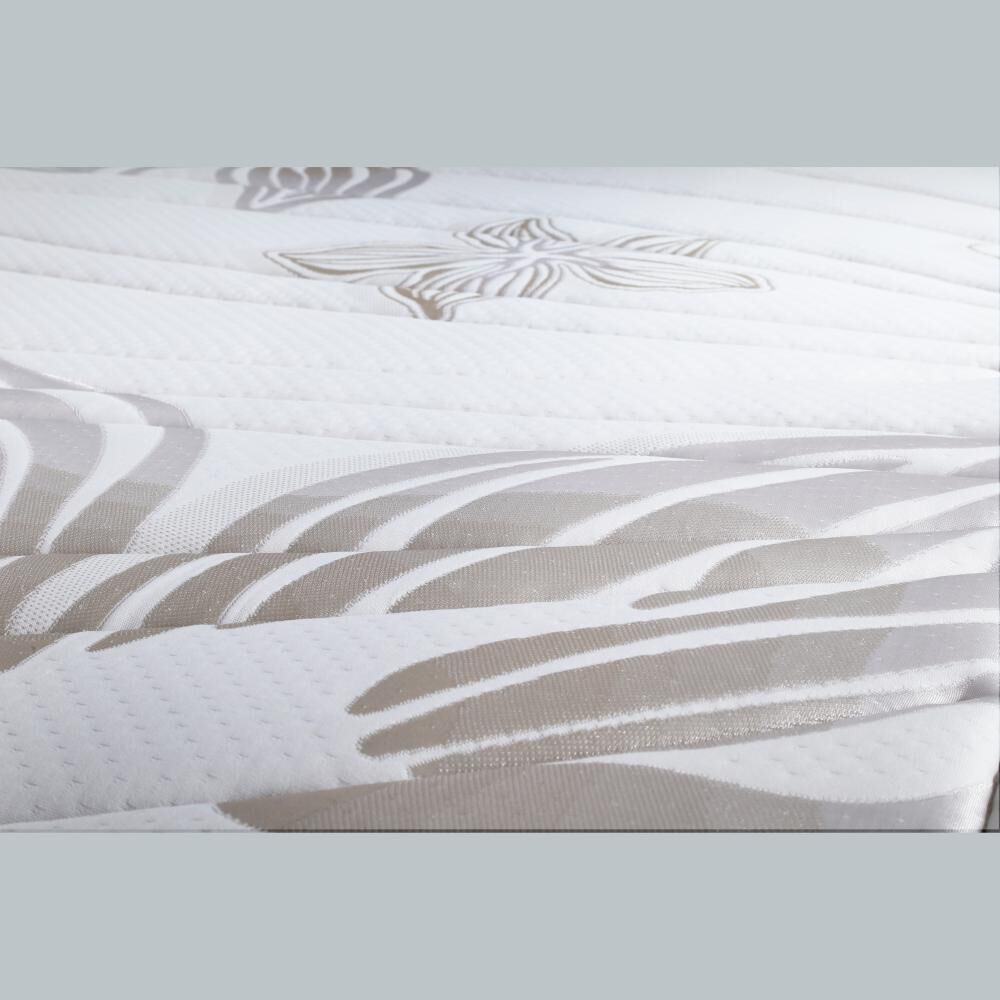 Cama Europea Rosen Art 4 / King / Base Dividida + Set De Maderas Anna image number 5.0