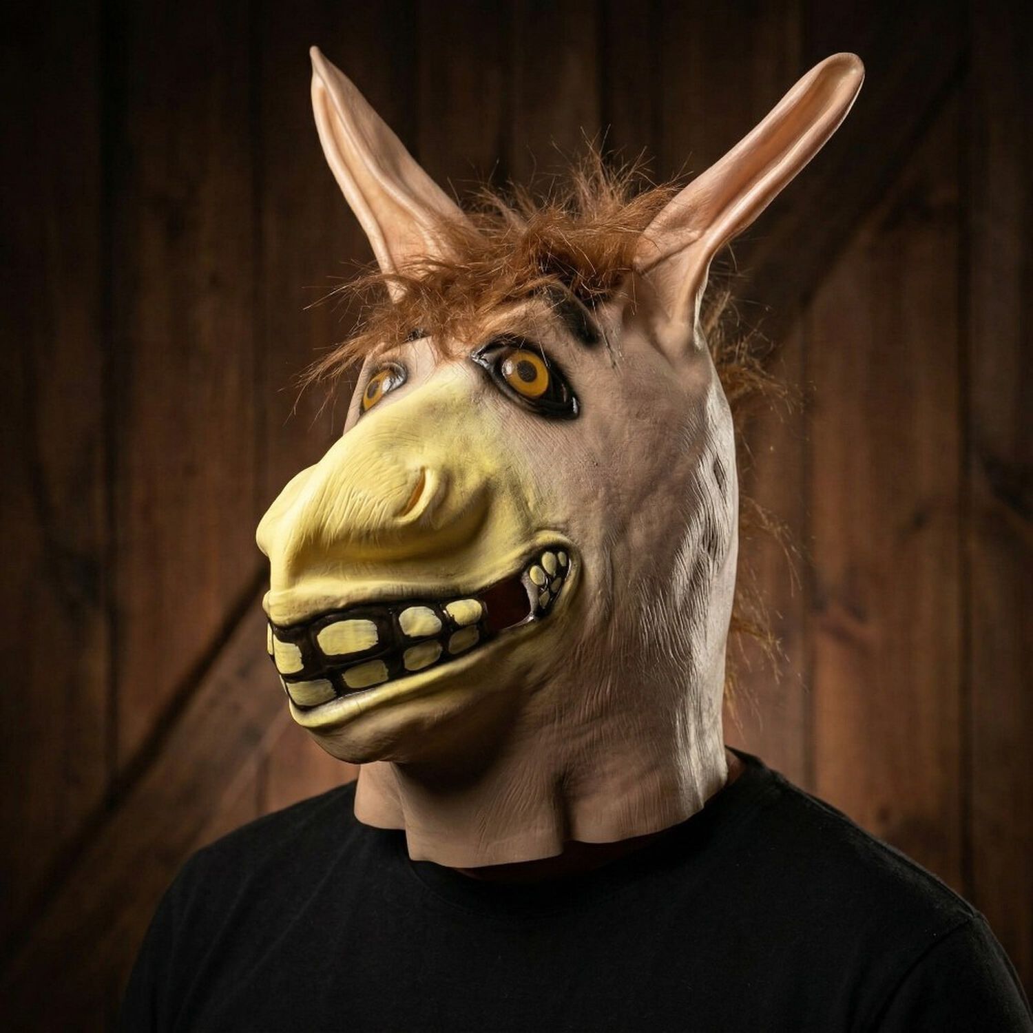 M&aacute;scara Burro Estilo Shrek Cabeza Completa Para Cosplay image number 0.0