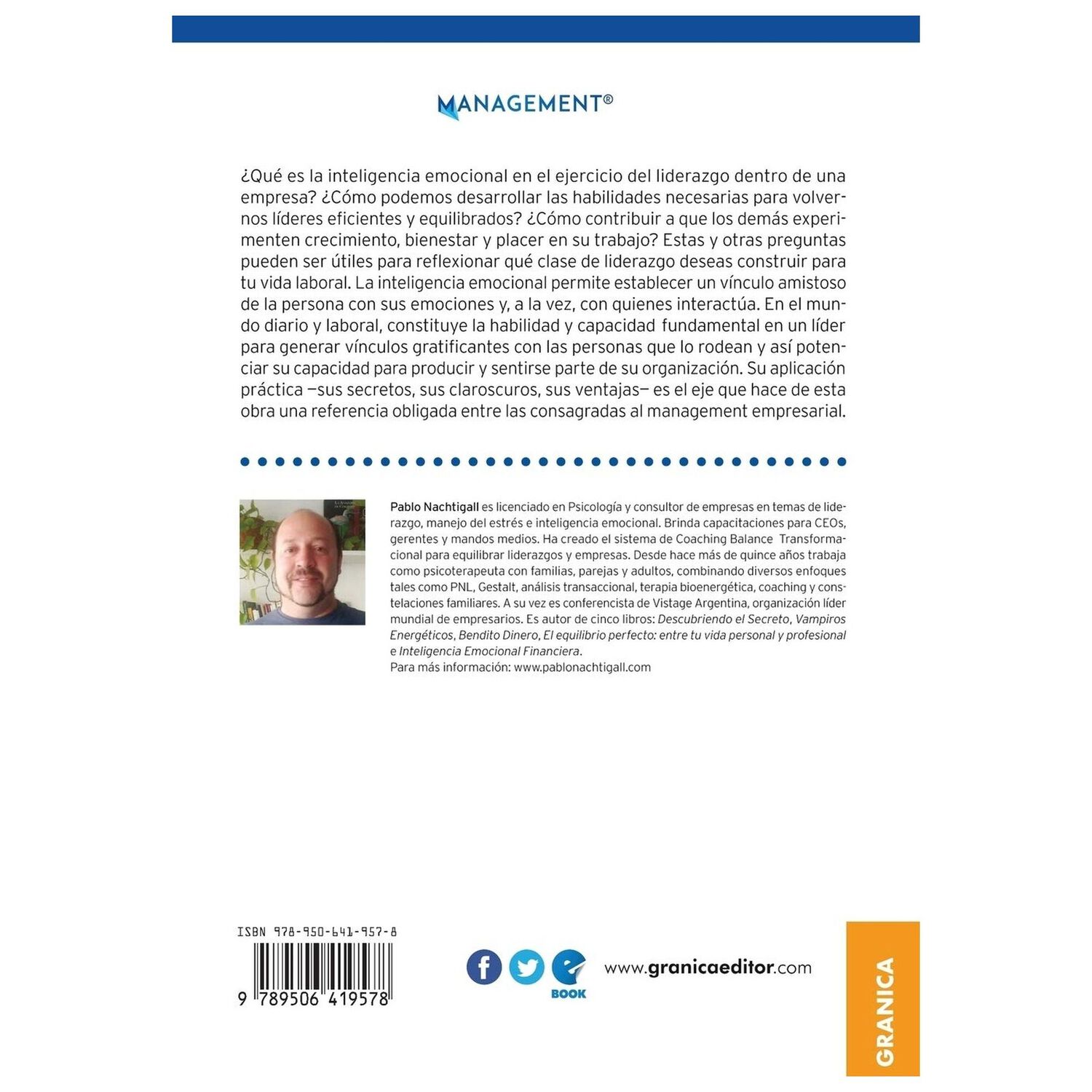 Inteligencia Emocional En La Empresa - Pablo Nachtigall image number 1.0