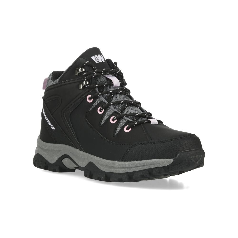 Zapatilla Outdoor Mujer Weinbrenner Florida Gator Mid Negro