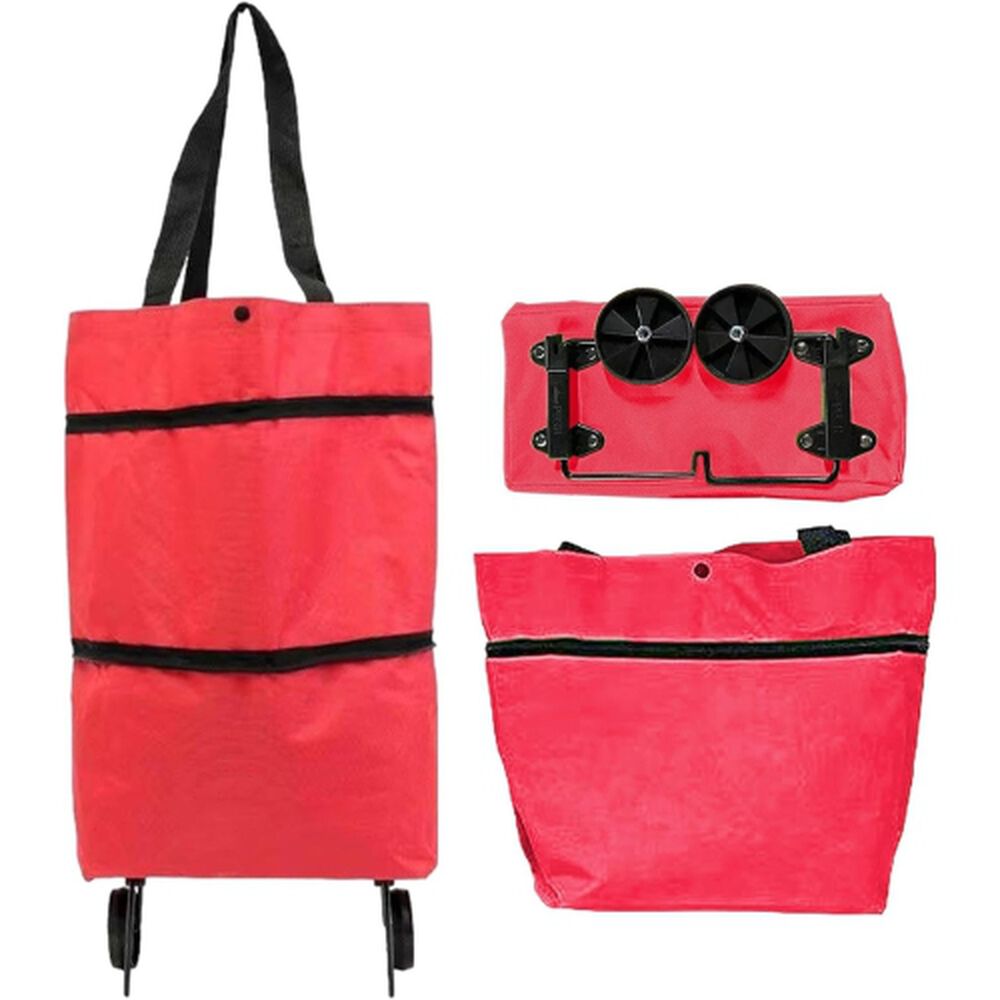 Carrito De Compras Bolsa Con Ruedas Multiusos Plegable image number 2.0