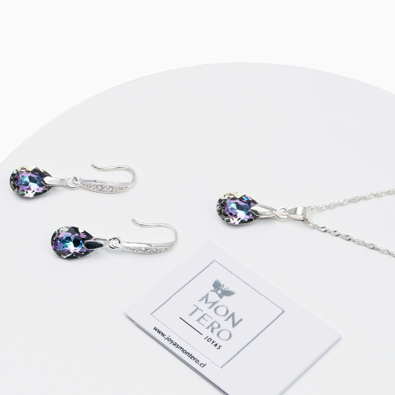 Conjunto Milan Cristales Genuinos Vitral Light image number 1.0