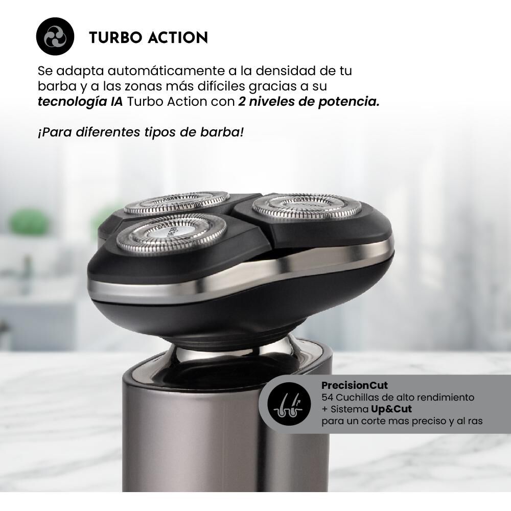 Máquina De Afeitar Siegen SG-7220 3 en 1 Uso Húmedo/Seco, 4D + Accesorios image number 5.0