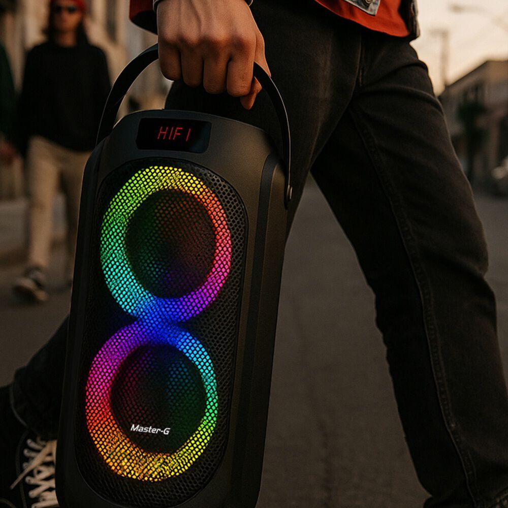 Parlante Karaoke Bluetooth 30w 6,5&rdquo; X2 Mgevo Master-g image number 4.0