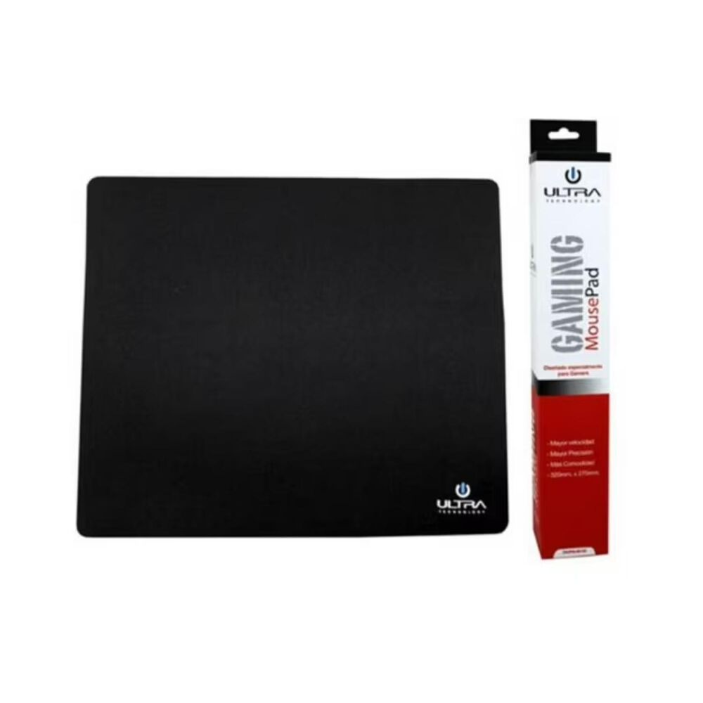 Mousepad Gamer Antideslizante 32x27 Negro image number 1.0