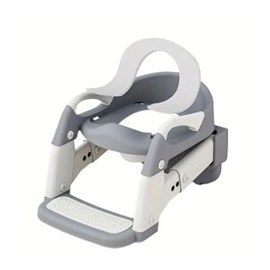 Asiento De Ba&ntilde;o Plegable Multifuncional 3 En 1 Infantil Gris