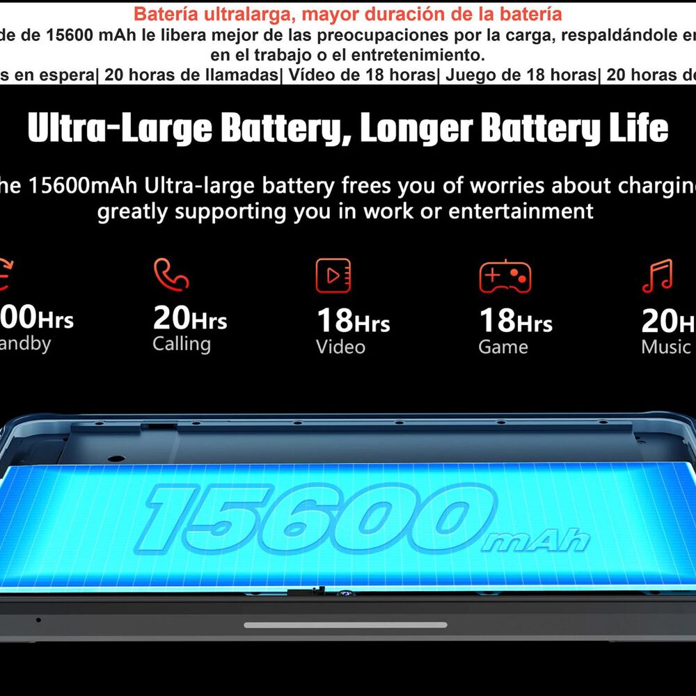 Hotwav R5 Tablet Resistente De 10.1 Con Bater&iacute;a De 15600mah Y 4g image number 7.0