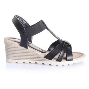 Sandalia Mujer Via Uno Black