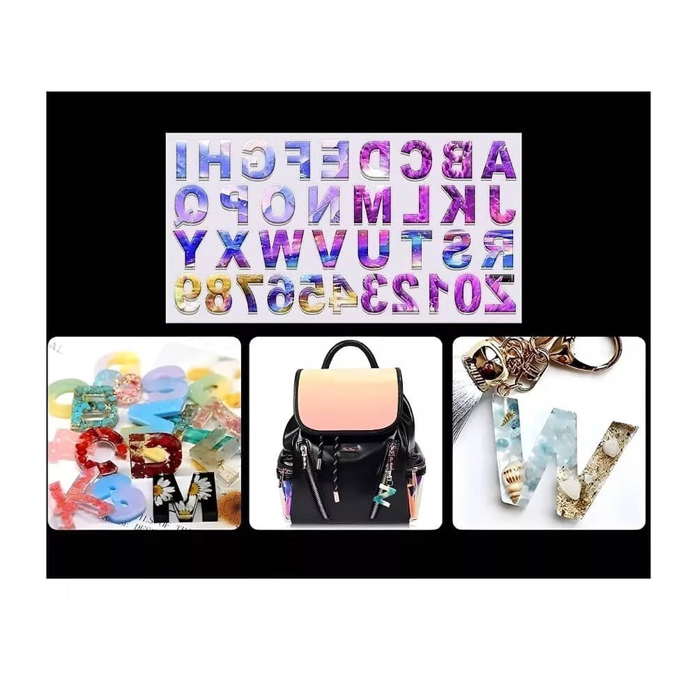 Molde De Silicona Letras Moldes Silicona image number 1.0