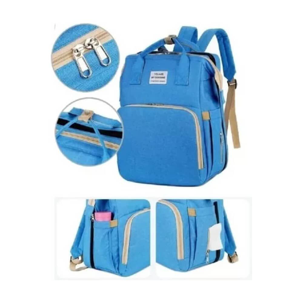 Mochila 3 En 1 Pa&ntilde;alera Cuna Y Mudador Port&aacute;til Para Beb&eacute;s image number 4.0