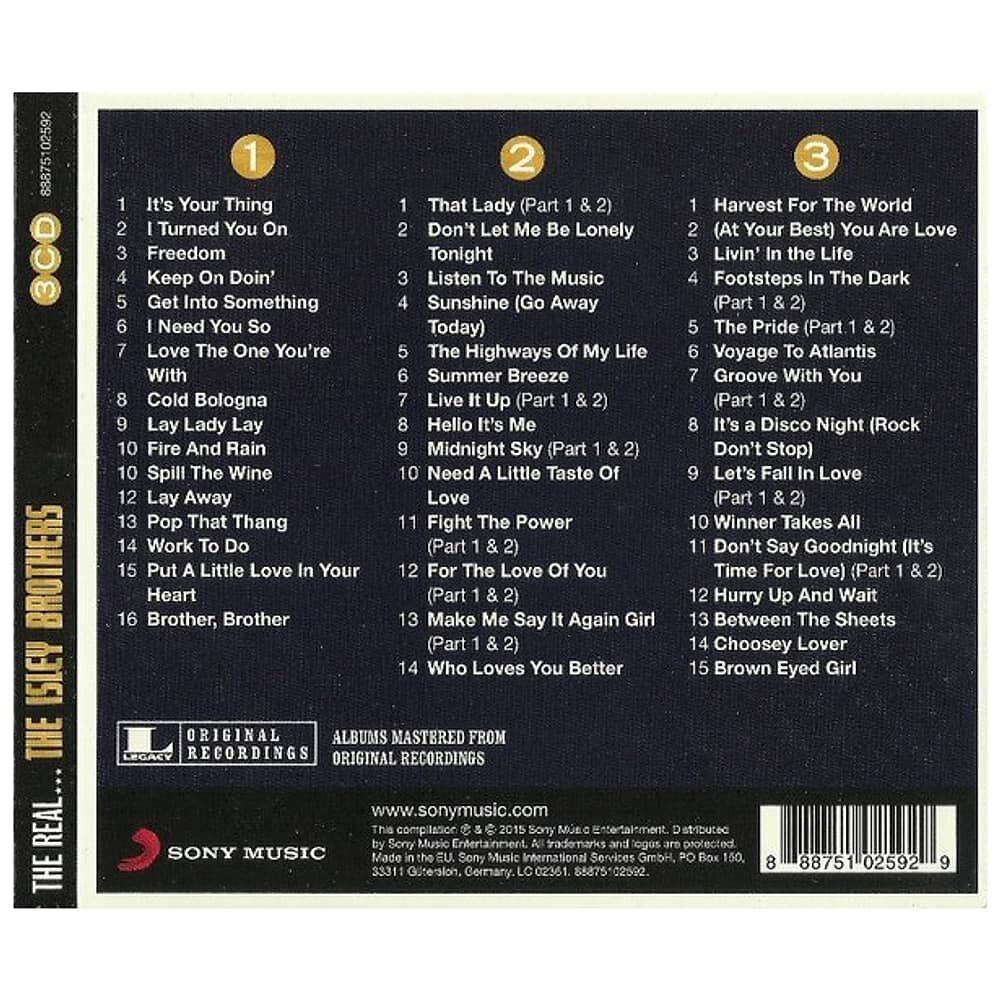 Isley Brothers - Real Isley Brothers (3cd) | Cd image number 1.0