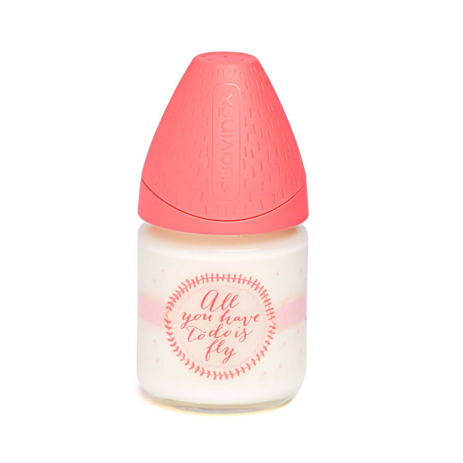 Mamadera Vidrio Tetina Redonda Silicona 120ml Fly image number 0.0